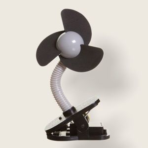 Dreambaby Clip-On Stroller Fan Silver/Black